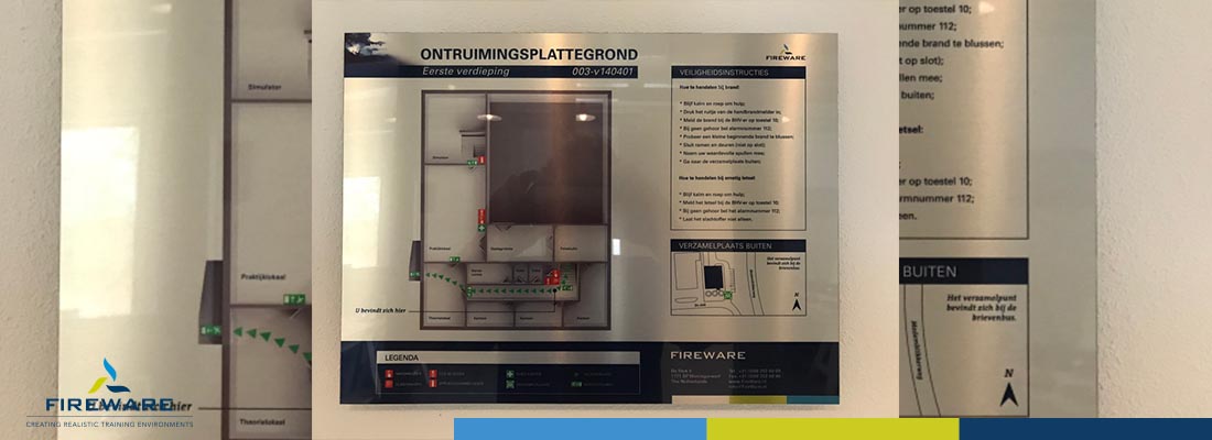 Ontruimingsplattegronden Ontruimingsplattegronden